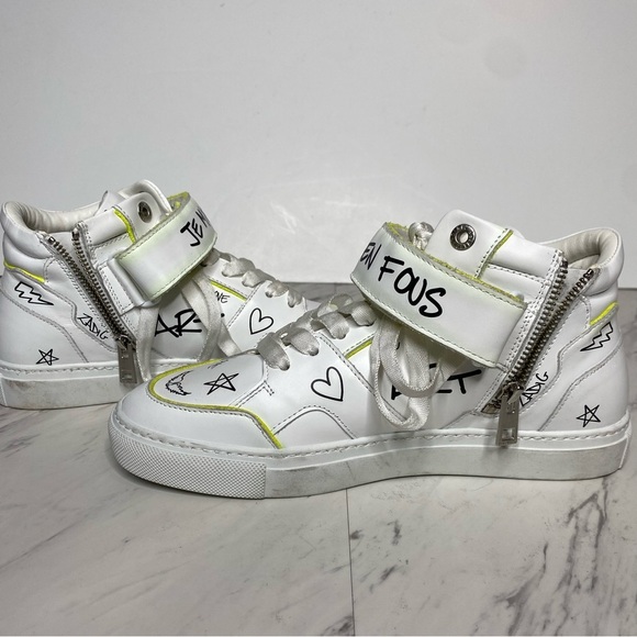 Zadig & Voltaire Mid Flash Sneaker 38 / 8 - Picture 6 of 15